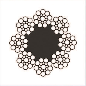 سیم بکسل Kiswire مدل مغز سیسال 19×8 (سیم های 8 رشته آسانسوری) کره